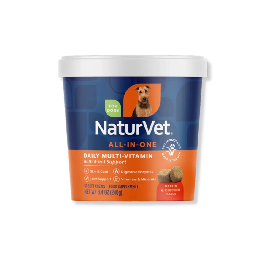 NaturVet All-in-One daily multi-vitamin soft chews for dogs at K9 Friends Langley